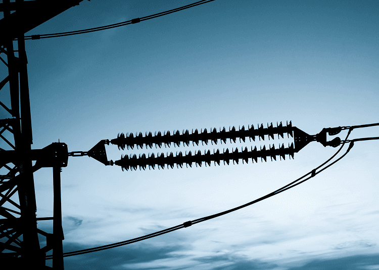 Polo de eletricidade de alta voltagem